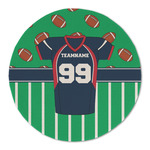 Football Jersey Round Linen Placemat - Single Sided (Personalized)