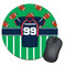 Football Jersey Round Mouse Pad