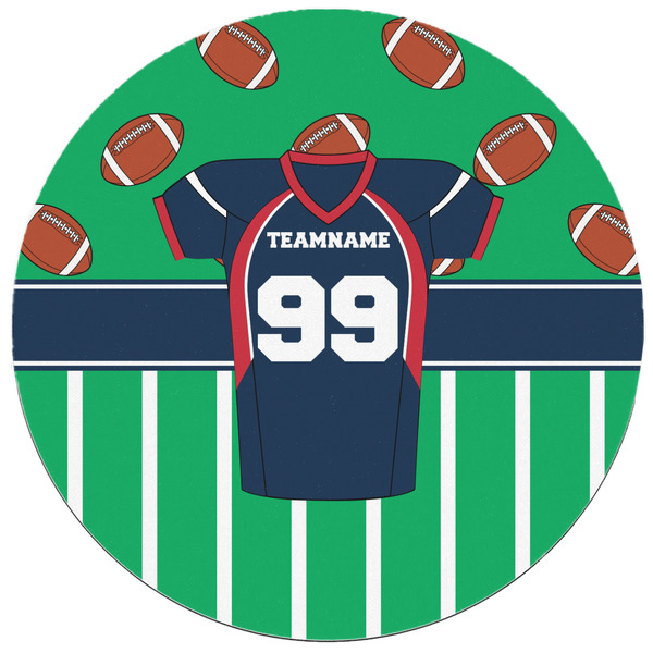 Football Jersey Round Mousepad - APPROVAL