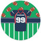 Football Jersey Round Mousepad - APPROVAL