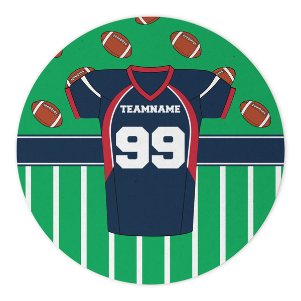 Football Jersey Round Paper Coaster - Approval
