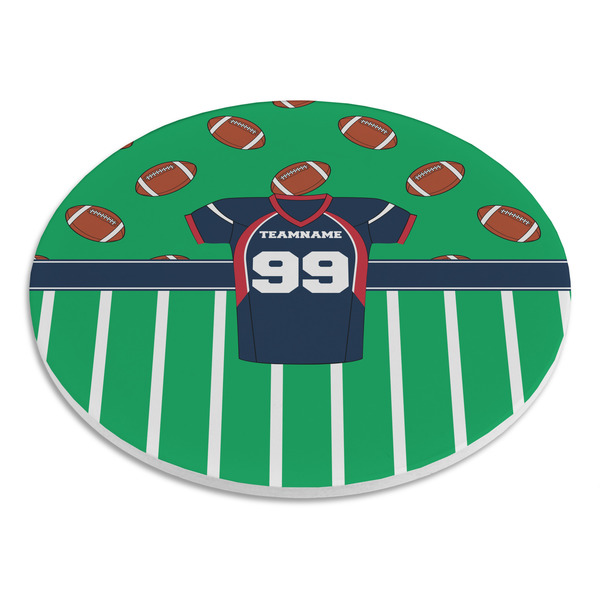 Football Jersey Round Stone Trivet - Angle View