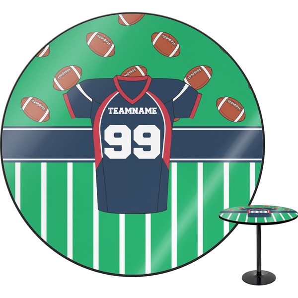Custom Football Jersey Round Table - 30" (Personalized)