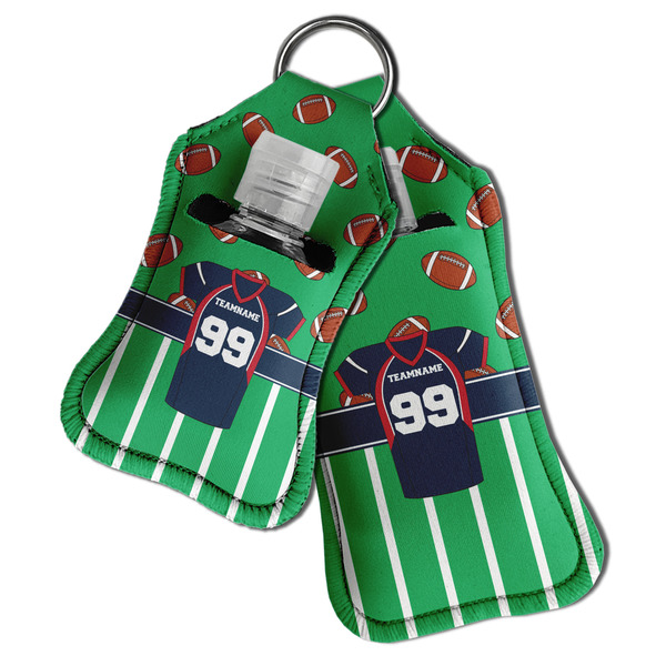 Football Jersey Sanitizer Holder Keychain - Both in Case (PARENT)