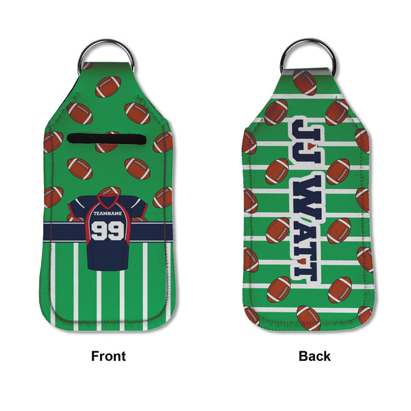 Football Jersey Sanitizer Holder Keychain - Large APPROVAL (Flat)