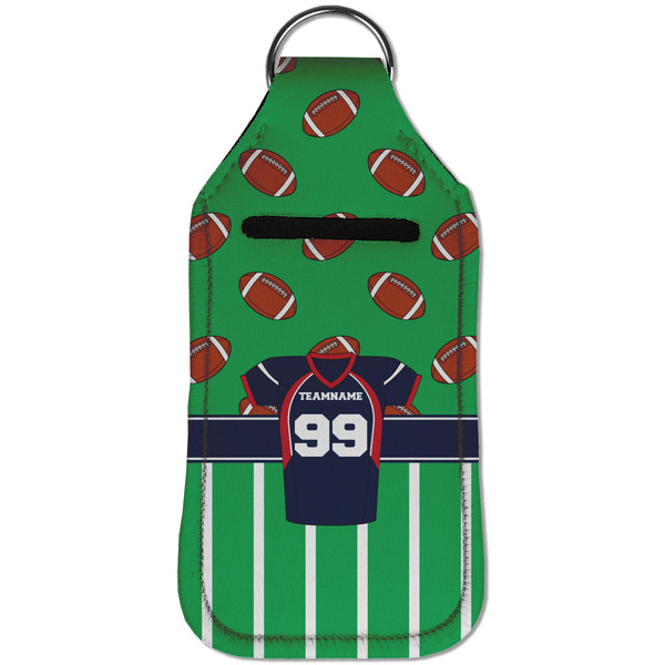 Football Jersey Sanitizer Holder Keychain - Large (Front)