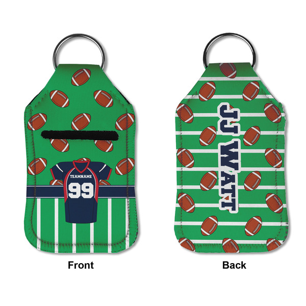 Football Jersey Sanitizer Holder Keychain - Small APPROVAL (Flat)