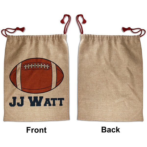 Football Jersey Santa Bag - Approval - Front