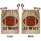 Football Jersey Santa Sack - Front & Back (Personalized)