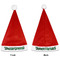 Football Jersey Santa Hat - Front & Back (Personalized)