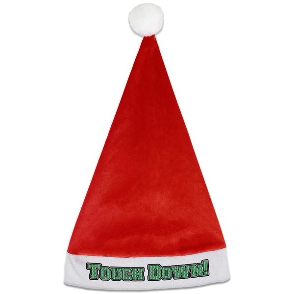 Custom Football Jersey Santa Hat - Front (Personalized)