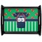 Football Jersey Black Wooden Tray - Large (Personalized)
