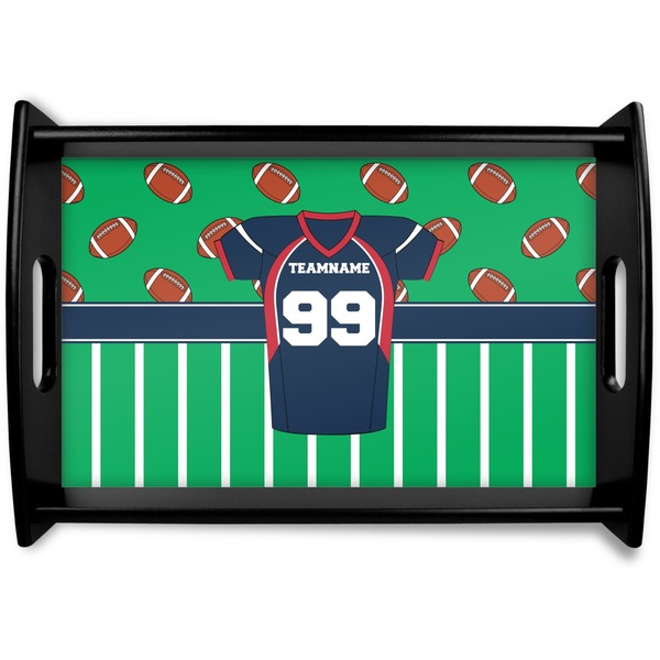 Custom Football Jersey Wooden Tray (Personalized)