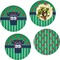 Football Jersey Set of Lunch / Dinner Plates
