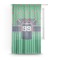Football Jersey Sheer Curtain With Window and Rod
