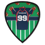 Football Jersey Iron on Shield Patch A w/ Name and Number