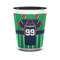Football Jersey Ceramic Shot Glass - 1.5 oz - Two Tone - Set of 4 (Personalized)