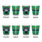 Football Jersey Shot Glass - White - Set of 4 - APPROVAL