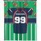Football Jersey Extra Long Shower Curtain - 70"x84" (Personalized)