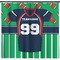 Football Jersey Shower Curtain - 71" x 74" (Personalized)