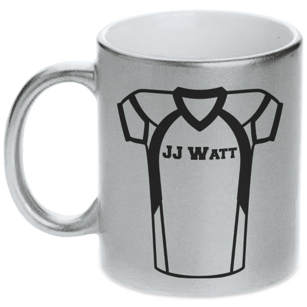 Football Jersey Silver Mug - Main