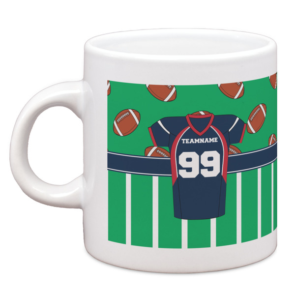 Custom Football Jersey Espresso Cup (Personalized)