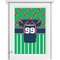 Football Jersey Single White Cabinet Decal