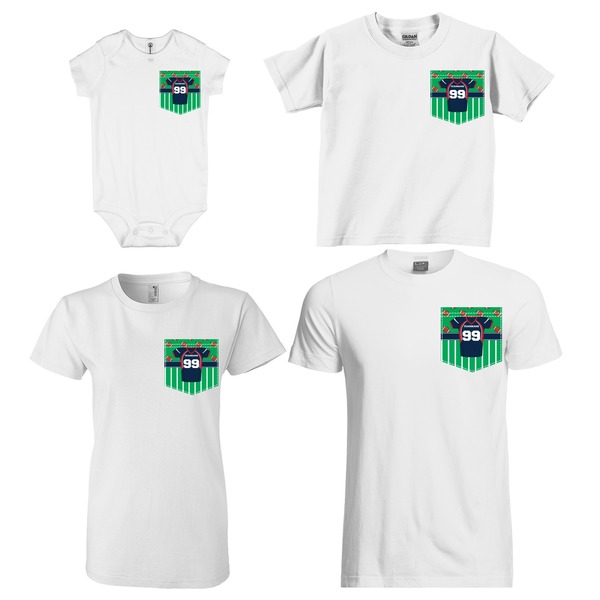 Football Jersey Sized Pockets on Various Products