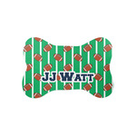 Football Jersey Bone Shaped Dog Food Mat (Small) (Personalized)