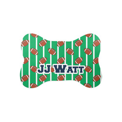 Football Jersey Bone Shaped Dog Food Mat (Small) (Personalized)