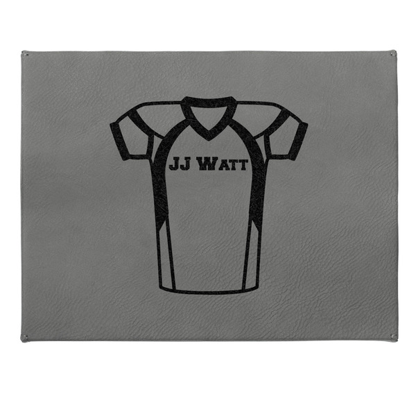 Football Jersey Small Engraved Gift Box with Leather Lid - Approval