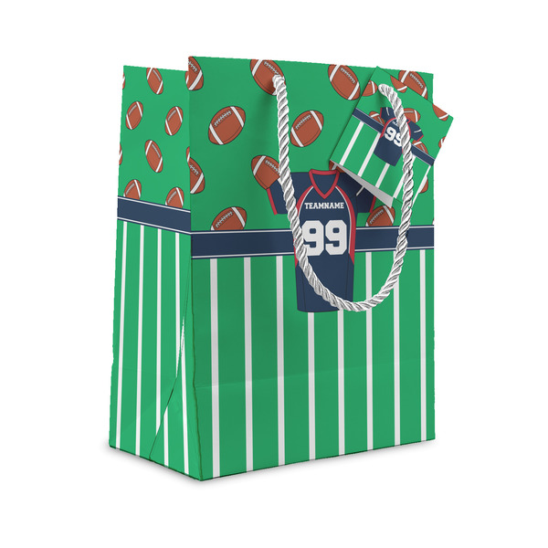 Custom Football Jersey Small Gift Bag (Personalized)