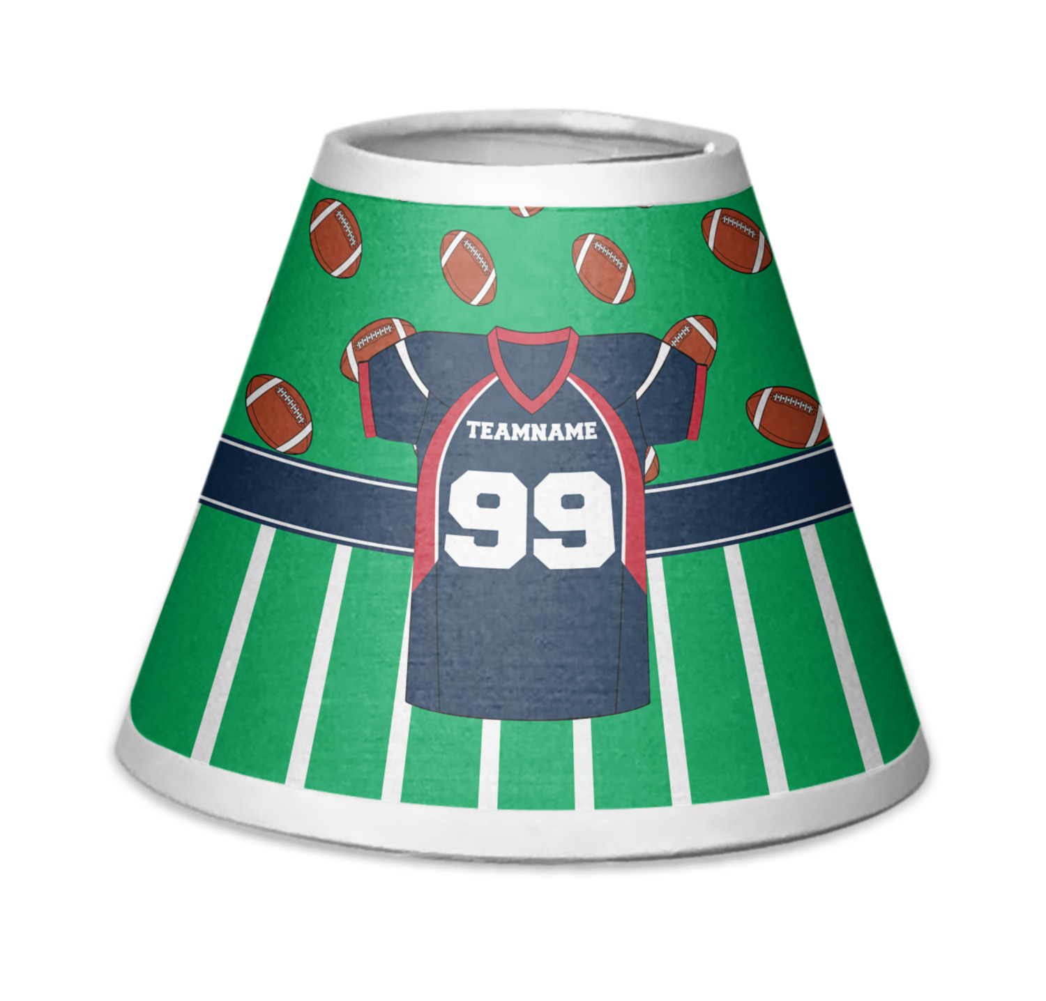 Football Jersey Chandelier Lamp Shade (Personalized) YouCustomizeIt