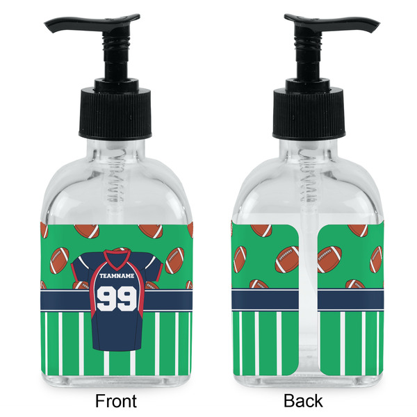 Football Jersey Glass Soap/Lotion Dispenser - Approval