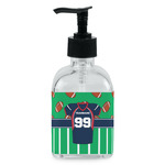 Football Jersey Glass Soap & Lotion Bottle - Single Bottle (Personalized)