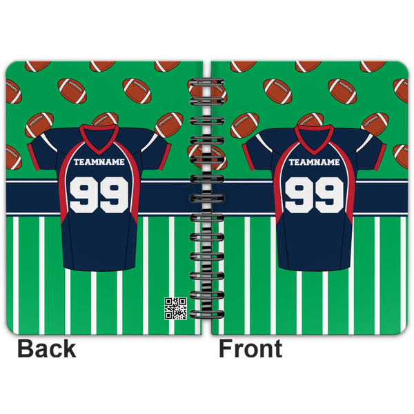 Football Jersey Spiral Journal 5 x 7 - Apvl