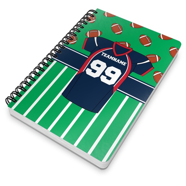Football Jersey Spiral Journal 7 x 10 - Main