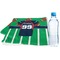 Football Jersey Sports Towel Folded with Water Bottle