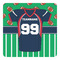 Football Jersey Square Decal