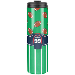 Football Jersey Stainless Steel Skinny Tumbler - 20 oz (Personalized)