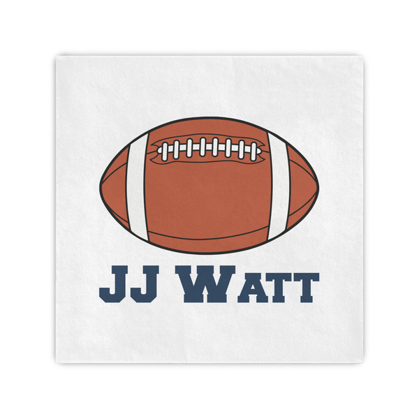 Custom Football Jersey Standard Cocktail Napkins (Personalized)