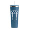 Football Jersey Steel Blue RTIC Everyday Tumbler - 28 oz. - Front