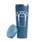 Football Jersey Steel Blue RTIC Everyday Tumbler - 28 oz. - Lid Off