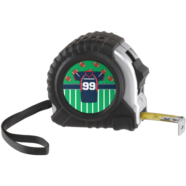 Custom Football Jersey Tape Measure (25 ft) (Personalized)