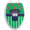 Football Jersey Toilet Seat Decal - Elongated (Personalized)