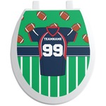 Football Jersey Toilet Seat Decal (Personalized)