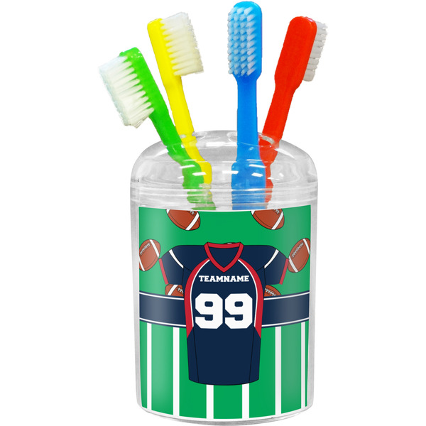 Custom Football Jersey Toothbrush Holder (Personalized)