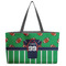 Football Jersey Beach Totes Bag - w/ Black Handles (Personalized)