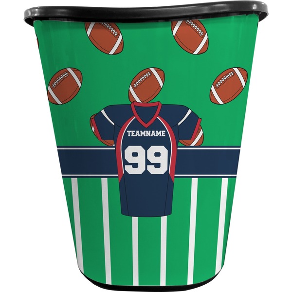 Football Jersey Trash Can Black