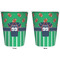 Football Jersey Trash Can White - Front and Back - Apvl